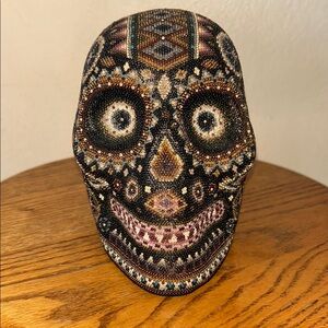 Beautiful custom handcrafted Beaded Skull